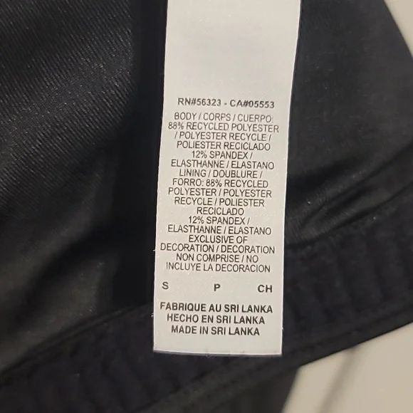 Nike Dry-Fit Sports Bra Women's Small Black Racerback Lined Activewear Swoosh - Picture 5 of 5